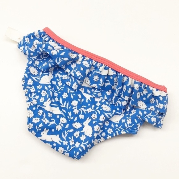 Baby Boden baby rabbit/floral printed swim bottoms - Picture 2 of 4